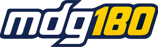 Logo mdg180 platform hiburan online